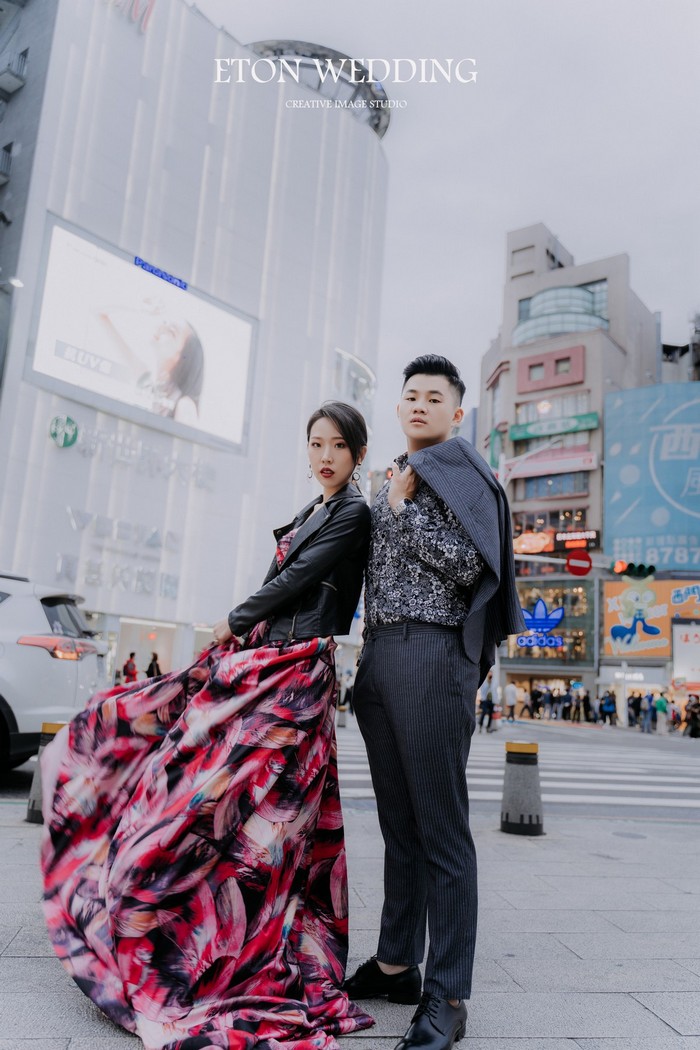 街拍婚紗照,婚紗照風格,婚紗攝影,拍婚紗